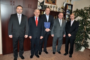 Gratulacje dla dyrektora