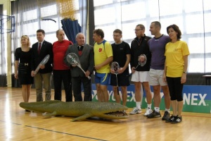 Zagrali w badmintona