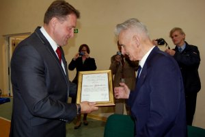 Andrzej Jankowski - honorowy obywatel Bodzentyna