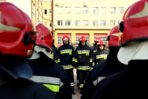 Ćwiczenia strażaków w województwie świętokrzyskim