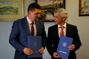 Podpisanie umowy partnerskiej z powiatem Vogtland