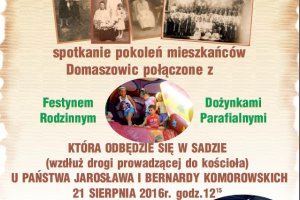 Ożywią wspomnienia w Domaszowicach