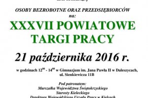 Powiatowe Targi Pracy w Daleszycach
