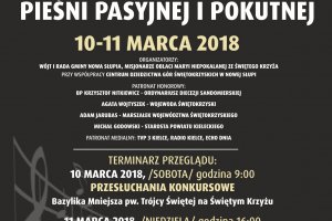 Zapraszamy na Przegląd Pieśni Pasyjnych i Pokutnych