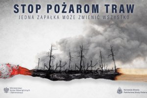 Przypominamy: wypalanie traw jest zabronione prawem