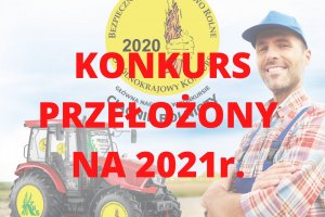 Konkurs Bezpieczne Gospodarstwo Rolne dopiero za rok