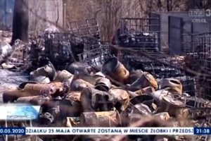 Starostwo sfinansuje wywiezienie resztek chemikaliów z pogorzeliska w Nowinach