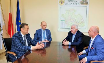 Z gospodarczą wizytą w gminie Zagnańsk