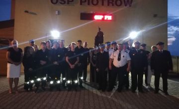 Stefan Bąk członek Zarządu Powiatu w Kielcach wziął udział w walnym zebraniu sprawozdawczo-wyborczym Ochotniczej Straży Pożarnej w Piotrowie 