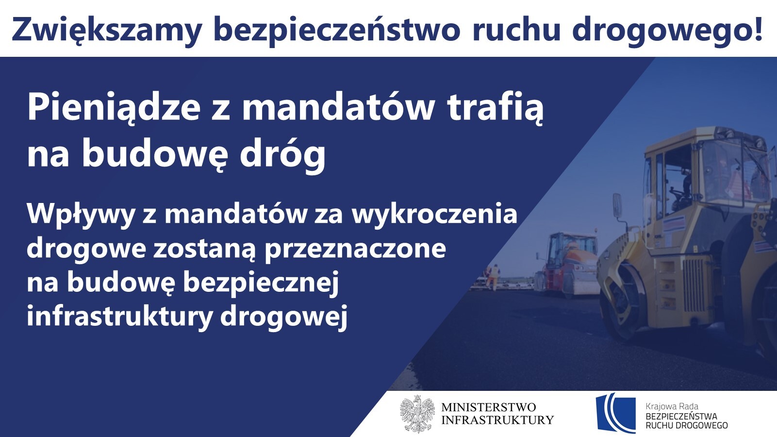 pieniądze z mandatów na budowę dróg