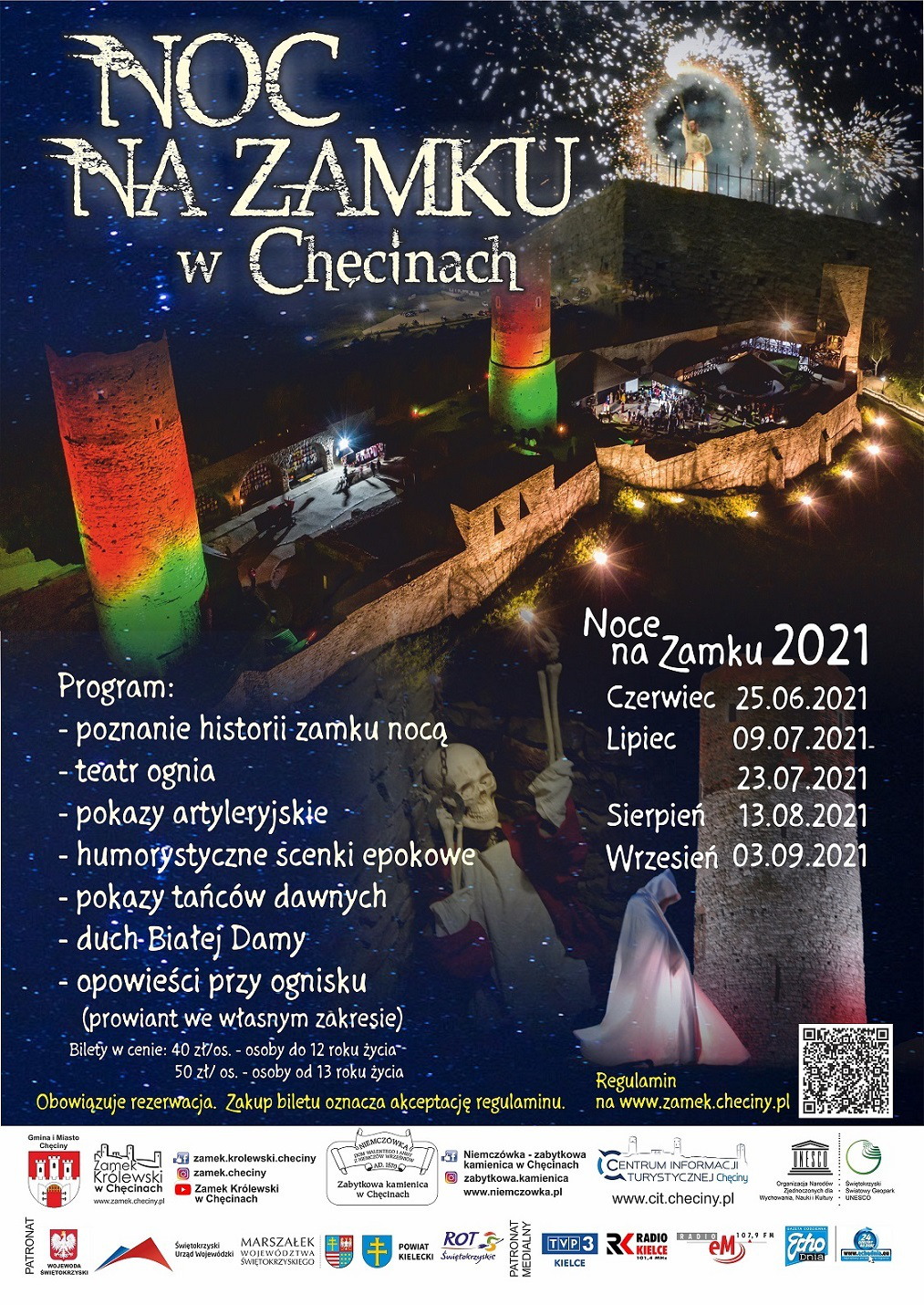 plakat Nocne zwiedzanie