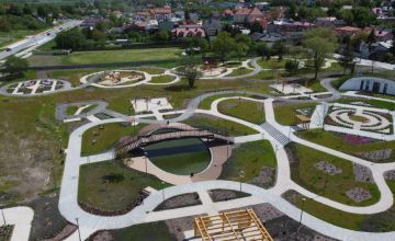 Park miejski w Chęcinach