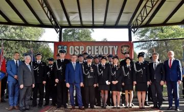 Druhowie z Ochotniczej Straży Pożarnej w  Ciekotach obchodzili 60-lecie działalności jednostki