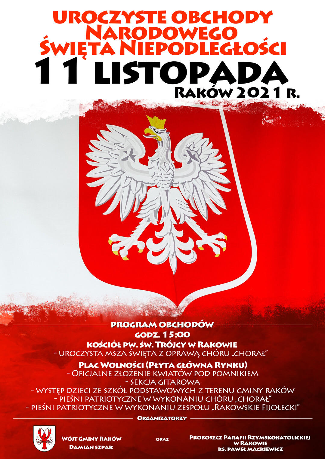 plakat obchodów Raków