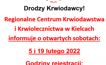 Otwarte soboty w RCKiK w Kielcach: 5 i 19 lutego 2022 r.