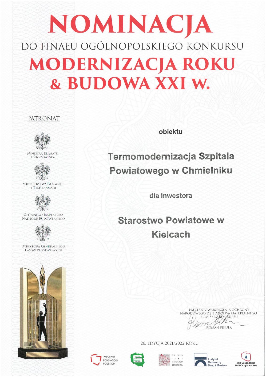 Nominacja. 