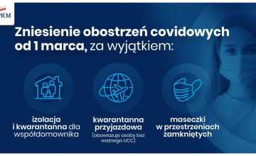Od marca łagodniejsze zasady bezpieczeństwa