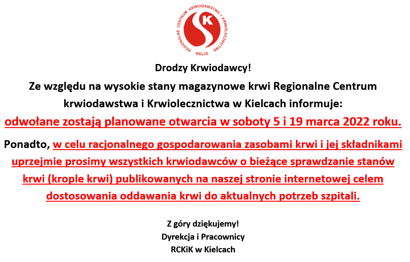 plakat oodwołanych otwartych sobotach