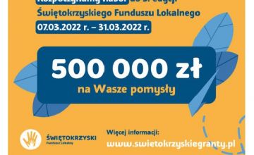 Ponad 500 tysięcy złotych dla organizacji pozarządowych i grup nieformalnych