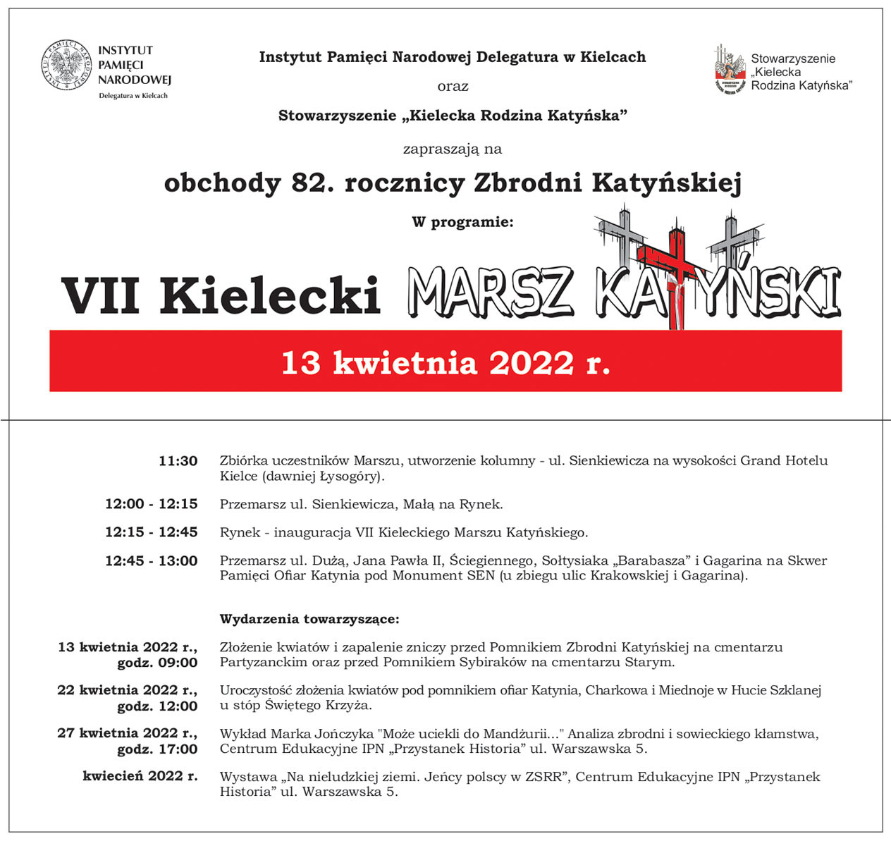 plakat marszu