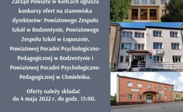 Konkursy na dyrektorów szkół i placówek oświatowych