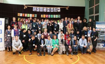 Starosta kielecki Mirosław Gębski spotkał się z uczestnikami międzynarodowego projektu Erasmus +