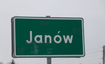 znak drogowy Janów