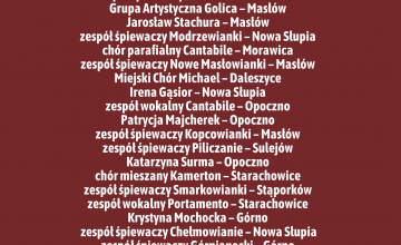 Festiwal Laudate Mariam w sobotę w Ciekotach