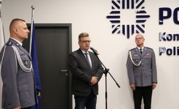 wicestarosta przemawia podczas uroczystości 