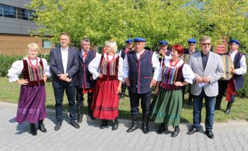 konferencja prasowa dotycząca przeglądu w Chmielniku