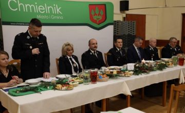 Noworoczne spotkanie strażaków ochotników w Chmielniku