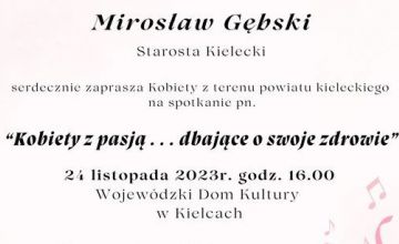 Kobiety z Pasją... już w ten piątek w kieleckim WDK