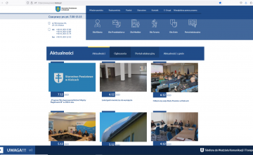 Strona internetowa starostwa