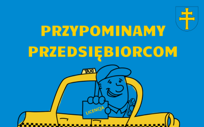 Informacja dla przedsiębiorców posiadających licencje na przewóz osób
