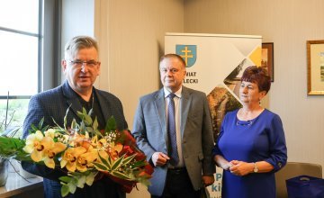 Narada dyrektorów z wicestarostą Tomaszem Plebanem 