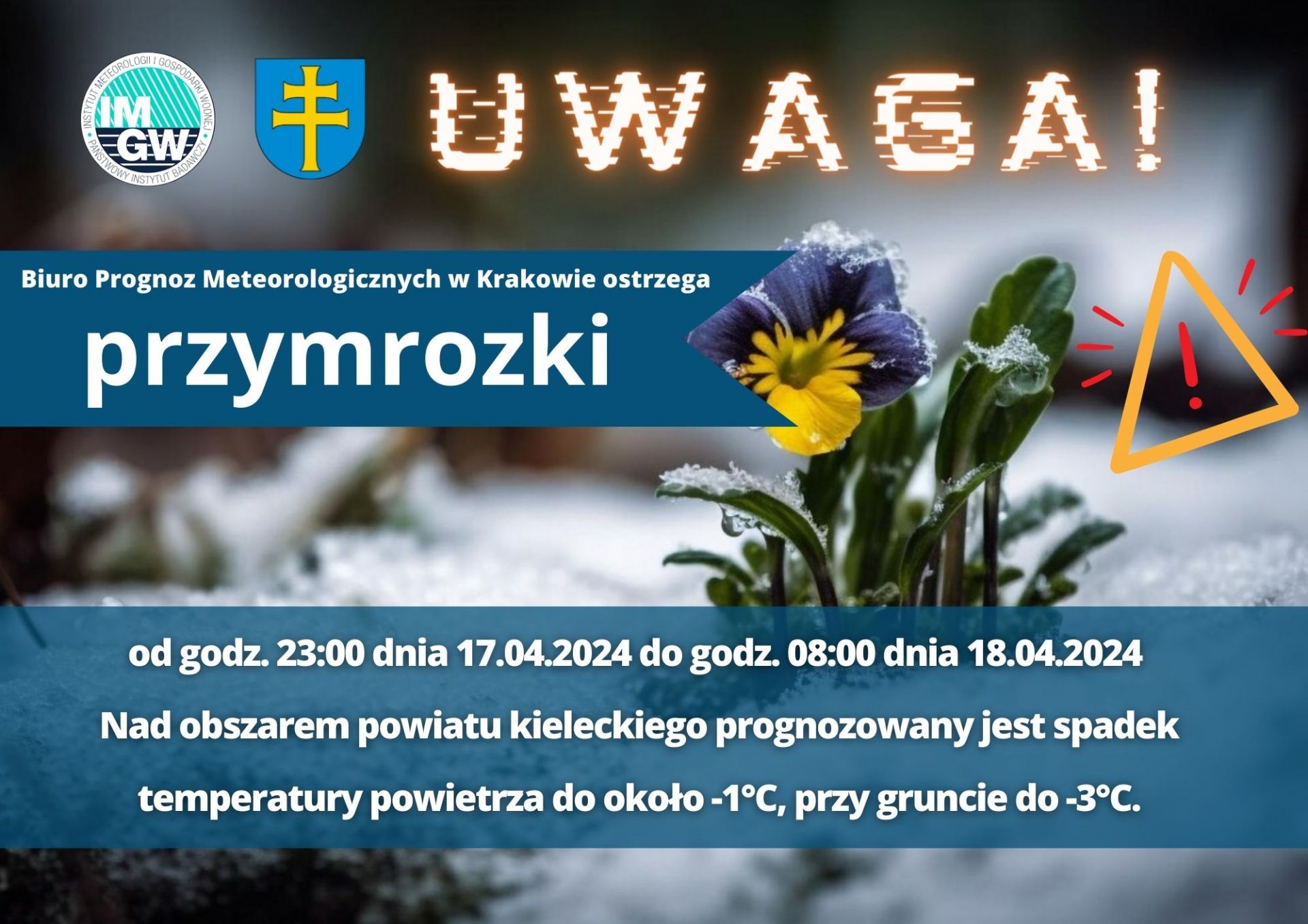 Tej nocy spodziewamy się przymrozków