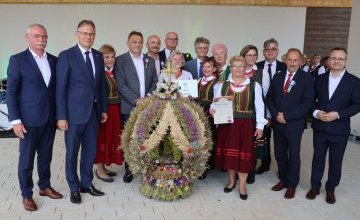 Wieniec z gminy Masłów najpiękniejszy na dożynkach powiatowych
