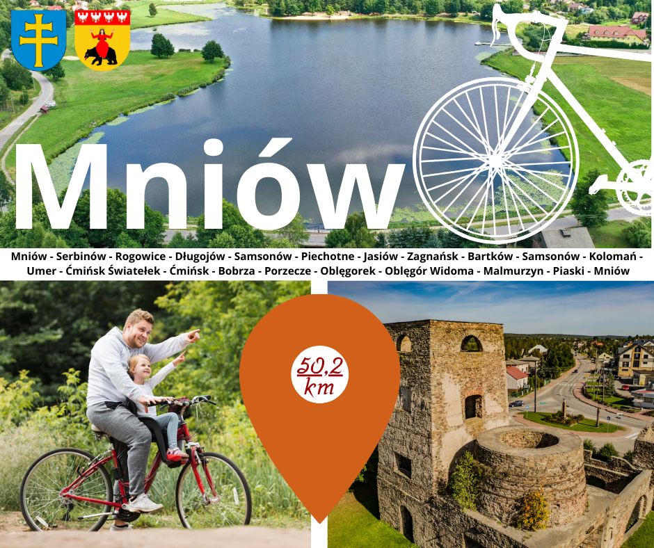 Malownicza trasa rowerowa przez Mniów i okolice