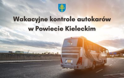 Wakacyjne kontrole autokarów w powiecie