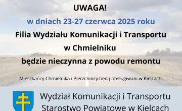 Remont filii WKiT w Chmielniku