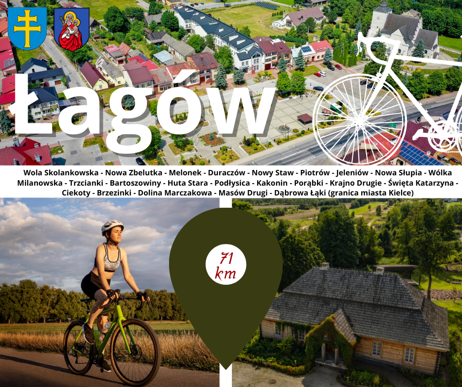 A może rower? - trasa 71 km po powiecie kieleckim