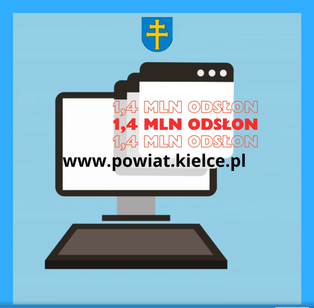 Imponująca liczba odsłon www.powiat.kielce.pl
