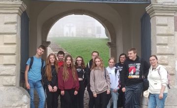 Rajd integracyjny klasy pierwszej Technikum nr 6 w Nowej Słupi