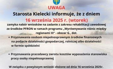 Kończymy nabór wniosków w ramach PFRON