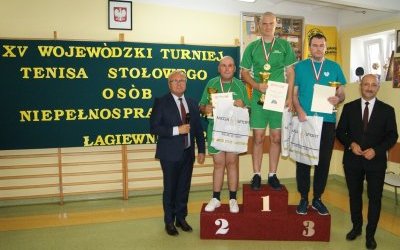 Niepełnosprawni zagrali w tenisa stołowego w Łagiewnikach