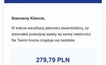Uwaga! Oszustwo na nadpłatę