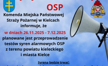 Testy Syren Alarmowych OSP 