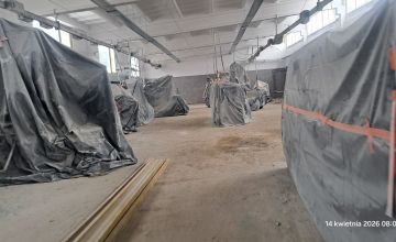Intensywne prace w Chmielniku — modernizacja hali warsztatowej nabiera tempa