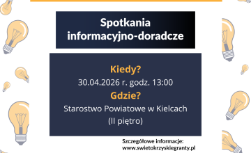 ZAPROSZENIE NA SPOTKANIE INFORMACYJNE 