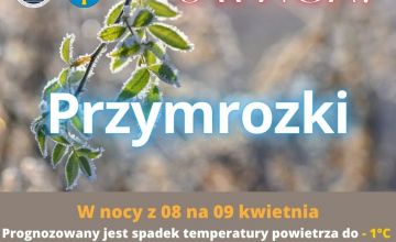 Uwaga! Przymrozek!